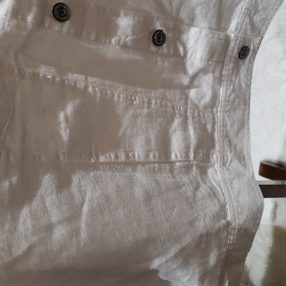 NWT JNY  white 100%linen white jackets - Picture 11 of 16